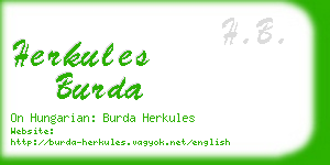 herkules burda business card